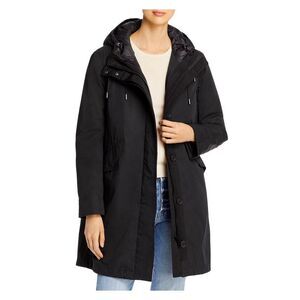 YS ARMY Womens Black Zip Up Winter Jacket Coat 36